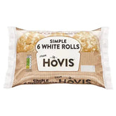 Hovis Simple 6 White Rolls  Adomoo